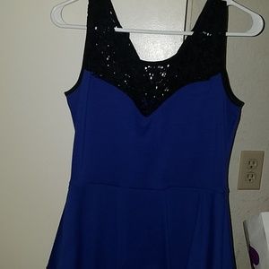 Mini peplum dress